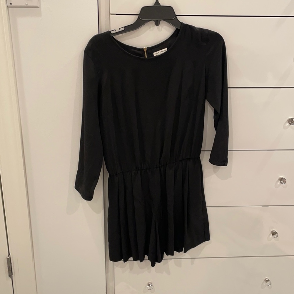 Club Monaco silky black romper
